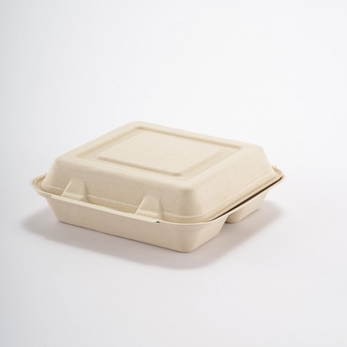 Eco-friendly Disposable Multi-compartment Square Lunch Box (4)