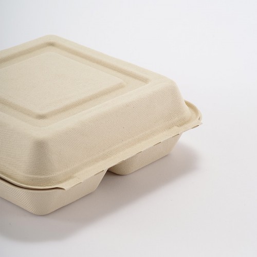 Eco-friendly Disposable Multi-compartment Square Lunch Box (5)
