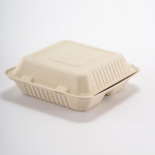 Eco-friendly Disposable Multi-compartment Square Lunch Box (6)