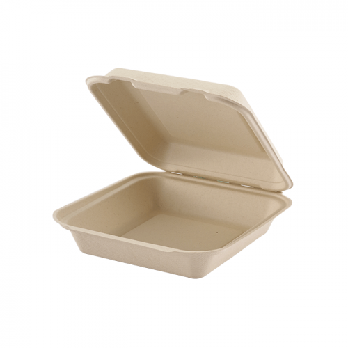 Eco-friendly Disposable Square Lunch Box (Medium)