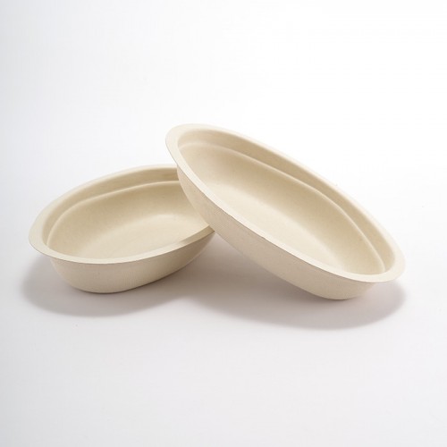 Eco-friendly Disposable Oval Paper Plate (4)