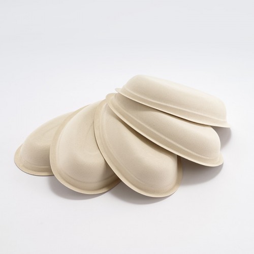 Eco-friendly Disposable Oval Paper Plate (5)
