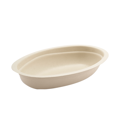 Eco-friendly Disposable Oval Paper Plate